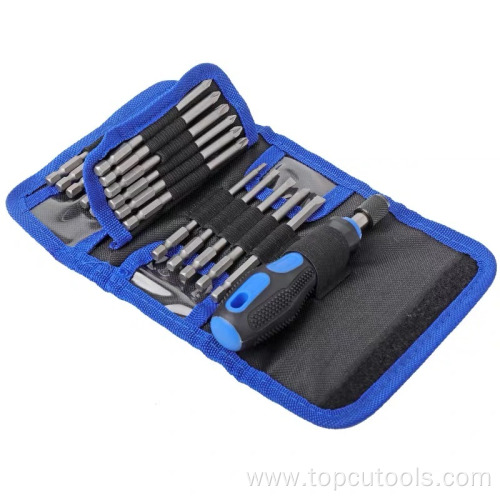 Screwdriver Holder & Bits Set in Tool Bag